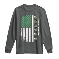 Vintage Shamrock Lucky Darts Long Sleeve Shirt St Patricks Day Gift