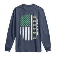 Vintage Shamrock Lucky Darts Long Sleeve Shirt St Patricks Day Gift
