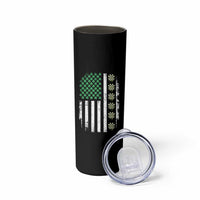 Vintage Shamrock Lucky Darts Skinny Tumbler St Patricks Day Gift