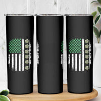 Vintage Shamrock Lucky Darts Skinny Tumbler St Patricks Day Gift
