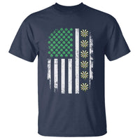 Vintage Shamrock Lucky Darts T Shirt St Patricks Day Gift