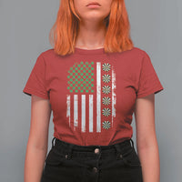 Vintage Shamrock Lucky Darts T Shirt For Women St Patricks Day Gift