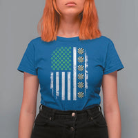 Vintage Shamrock Lucky Darts T Shirt For Women St Patricks Day Gift