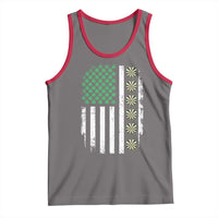 Vintage Shamrock Lucky Darts Tank Top St Patricks Day Gift