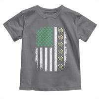 Vintage Shamrock Lucky Darts Toddler T Shirt St Patricks Day Gift