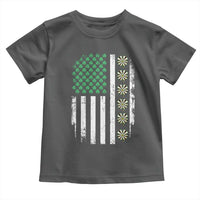 Vintage Shamrock Lucky Darts Toddler T Shirt St Patricks Day Gift