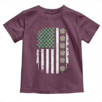 Vintage Shamrock Lucky Darts Toddler T Shirt St Patricks Day Gift