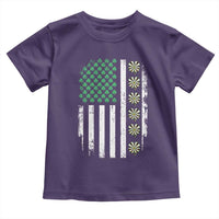 Vintage Shamrock Lucky Darts Toddler T Shirt St Patricks Day Gift