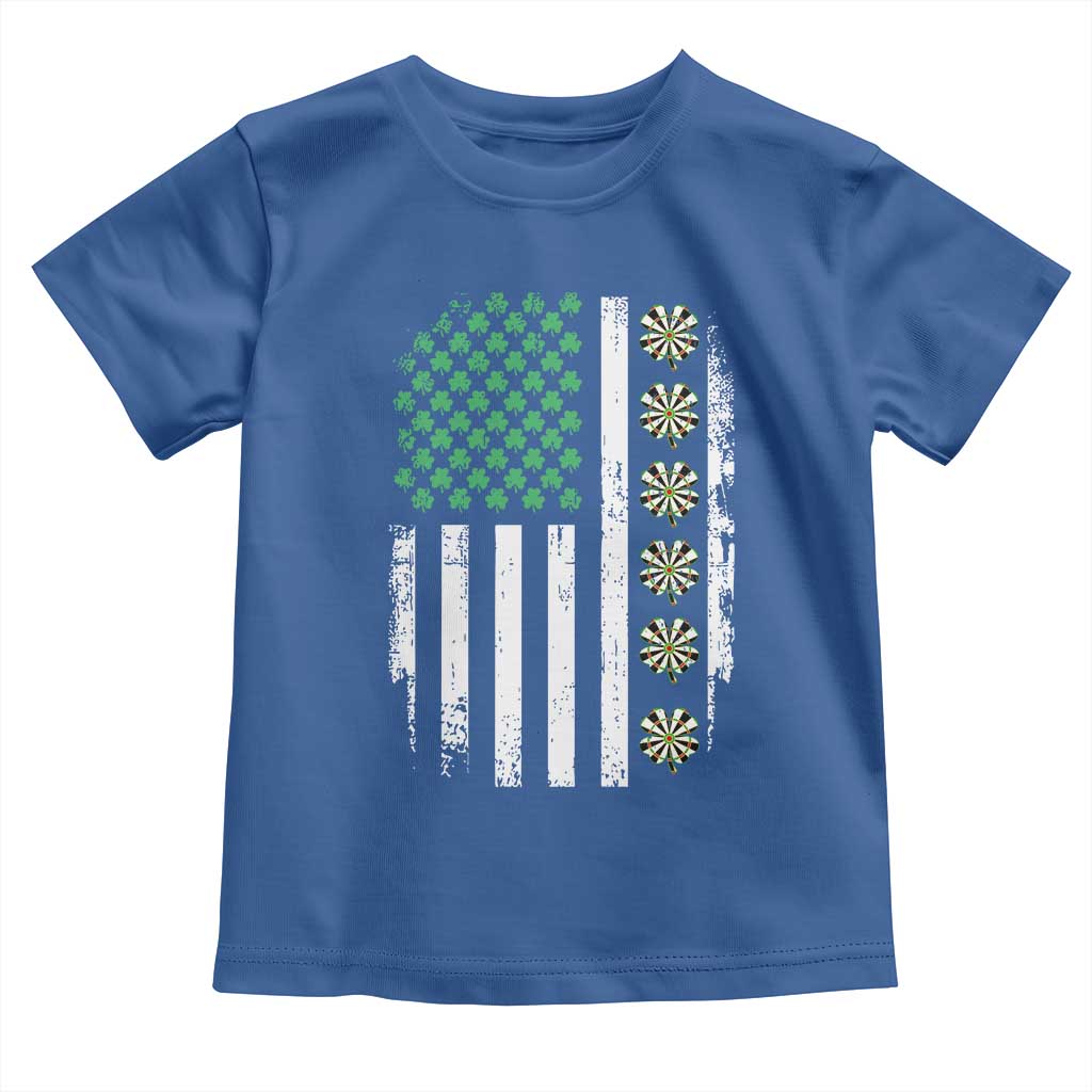 Vintage Shamrock Lucky Darts Toddler T Shirt St Patricks Day Gift