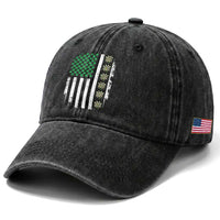 Vintage Shamrock Lucky Darts Washed Cotton Baseball Cap St Patricks Day Gift