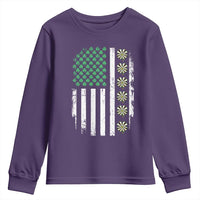 Vintage Shamrock Lucky Darts Youth Sweatshirt St Patricks Day Gift
