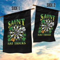Funny Darts St Patricks Day Gift Garden Flag Saint Hat Tricks