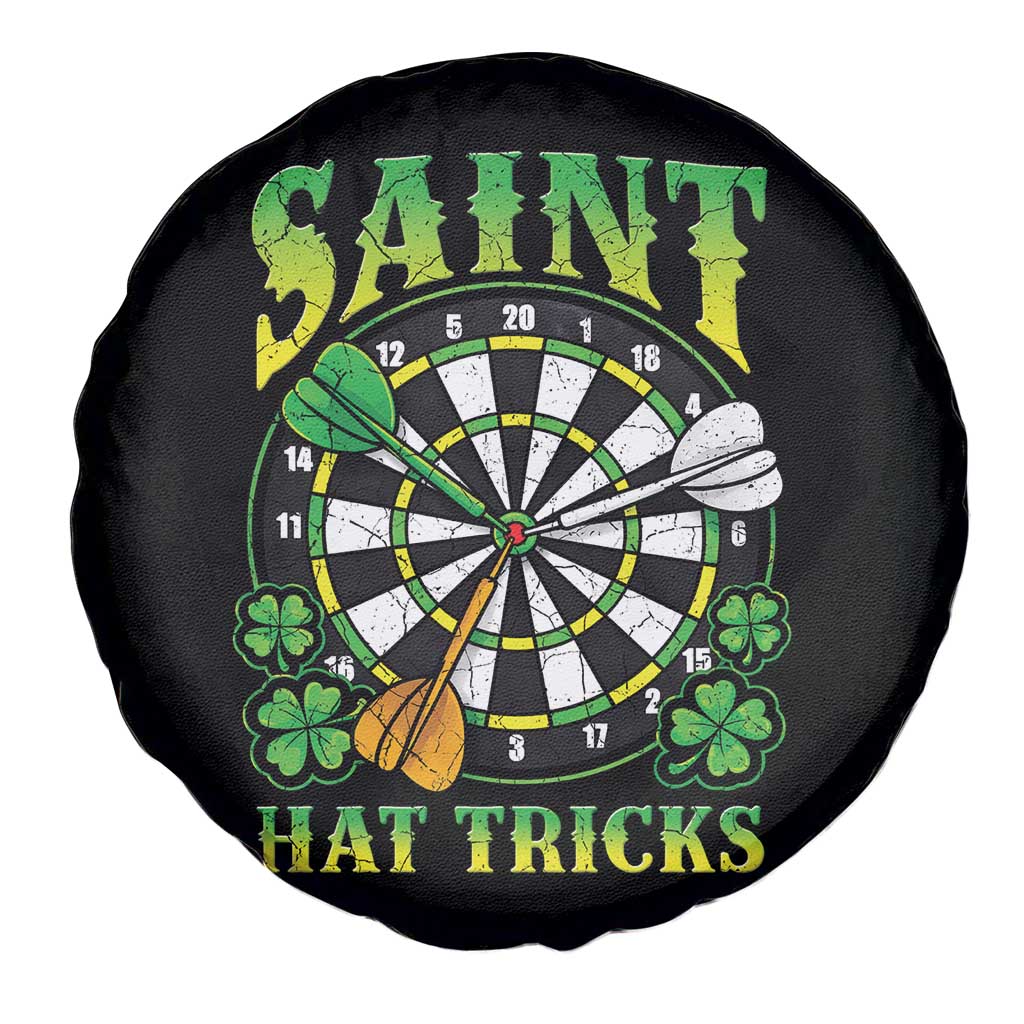 Funny Darts St Patricks Day Gift Spare Tire Cover Saint Hat Tricks
