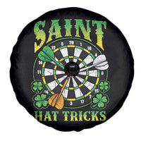 Funny Darts St Patricks Day Gift Spare Tire Cover Saint Hat Tricks
