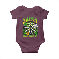 Funny Darts St Patricks Day Gift Baby Onesie Saint Hat Tricks