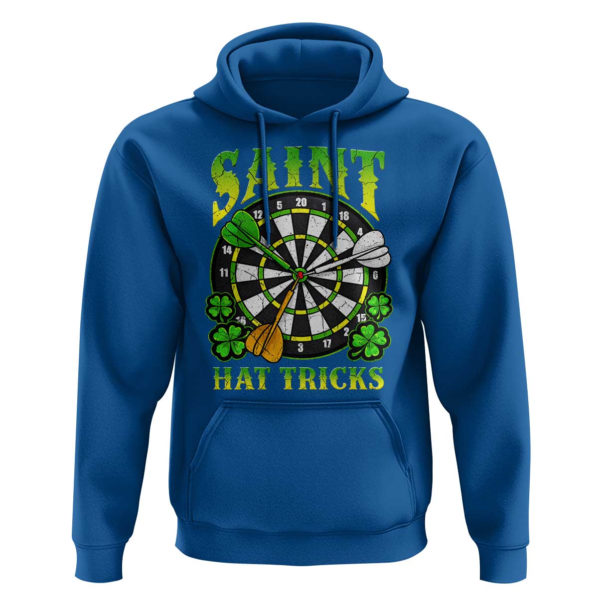 Funny Darts St Patricks Day Gift Hoodie Saint Hat Tricks