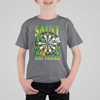 Funny Darts St Patricks Day Gift T Shirt For Kid Saint Hat Tricks