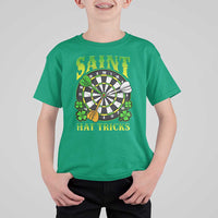 Funny Darts St Patricks Day Gift T Shirt For Kid Saint Hat Tricks