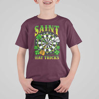 Funny Darts St Patricks Day Gift T Shirt For Kid Saint Hat Tricks