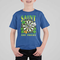 Funny Darts St Patricks Day Gift T Shirt For Kid Saint Hat Tricks