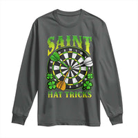 Funny Darts St Patricks Day Gift Long Sleeve Shirt Saint Hat Tricks