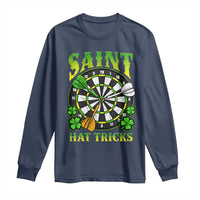 Funny Darts St Patricks Day Gift Long Sleeve Shirt Saint Hat Tricks
