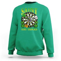 Funny Darts St Patricks Day Gift Sweatshirt Saint Hat Tricks