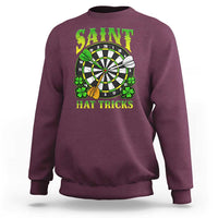 Funny Darts St Patricks Day Gift Sweatshirt Saint Hat Tricks