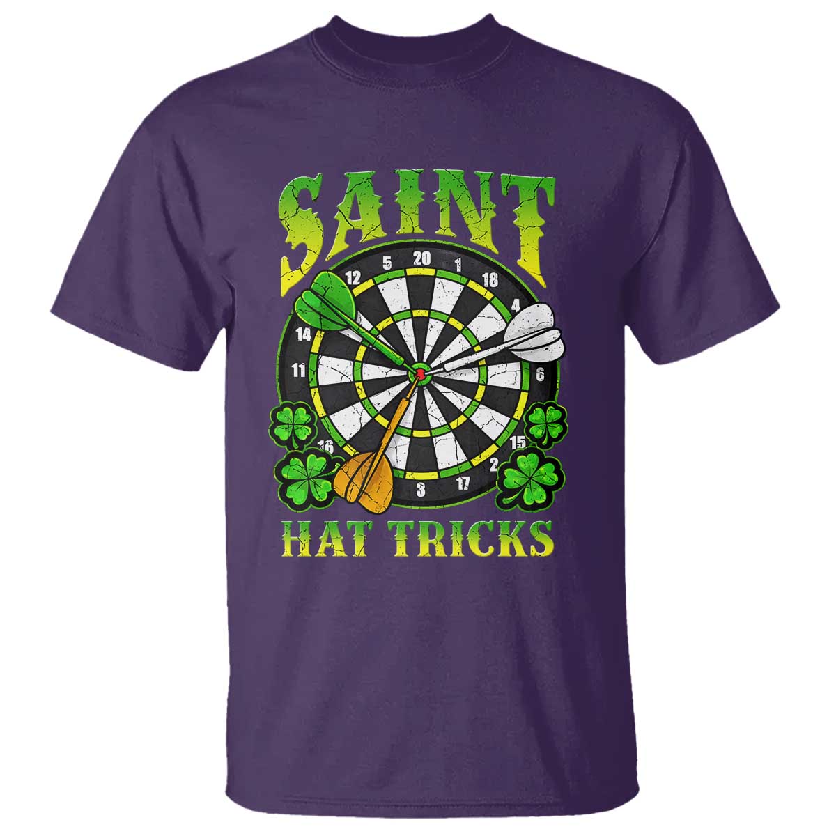 Funny Darts St Patricks Day Gift T Shirt Saint Hat Tricks