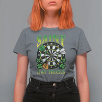 Funny Darts St Patricks Day Gift T Shirt For Women Saint Hat Tricks