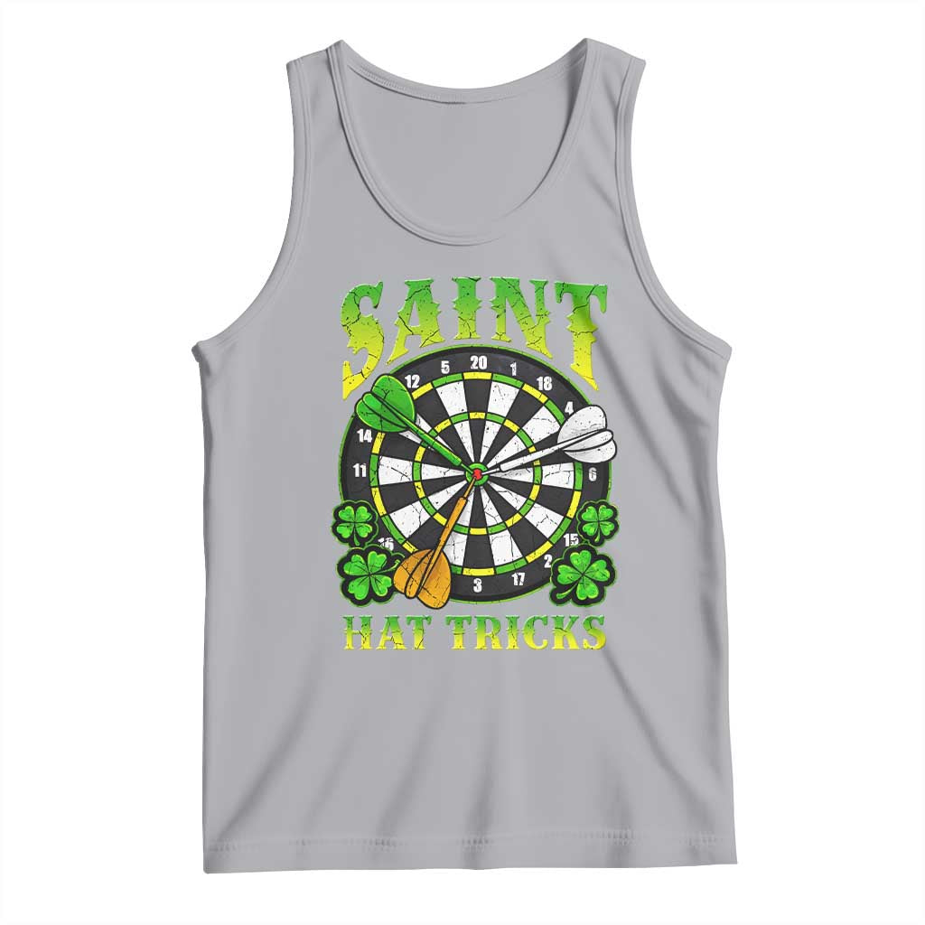 Funny Darts St Patricks Day Gift Tank Top Saint Hat Tricks