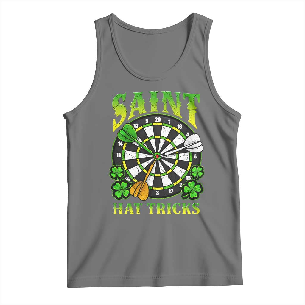 Funny Darts St Patricks Day Gift Tank Top Saint Hat Tricks