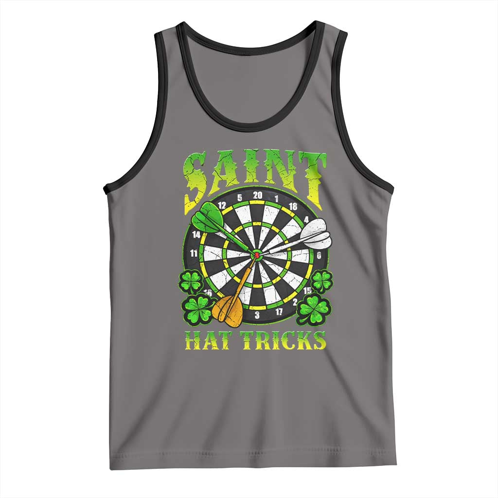Funny Darts St Patricks Day Gift Tank Top Saint Hat Tricks