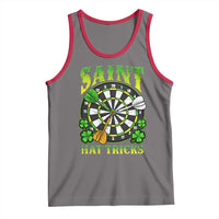 Funny Darts St Patricks Day Gift Tank Top Saint Hat Tricks