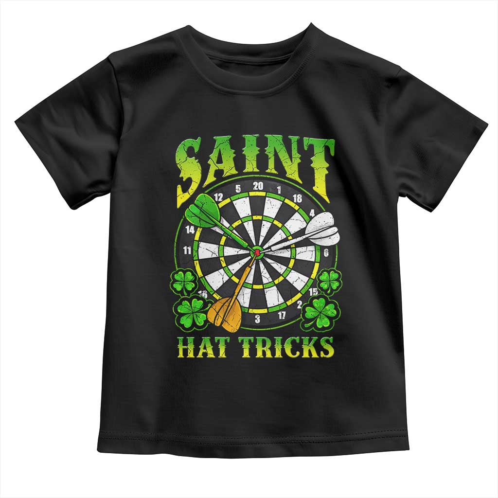 Funny Darts St Patricks Day Gift Toddler T Shirt Saint Hat Tricks