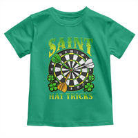 Funny Darts St Patricks Day Gift Toddler T Shirt Saint Hat Tricks