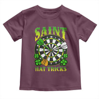 Funny Darts St Patricks Day Gift Toddler T Shirt Saint Hat Tricks