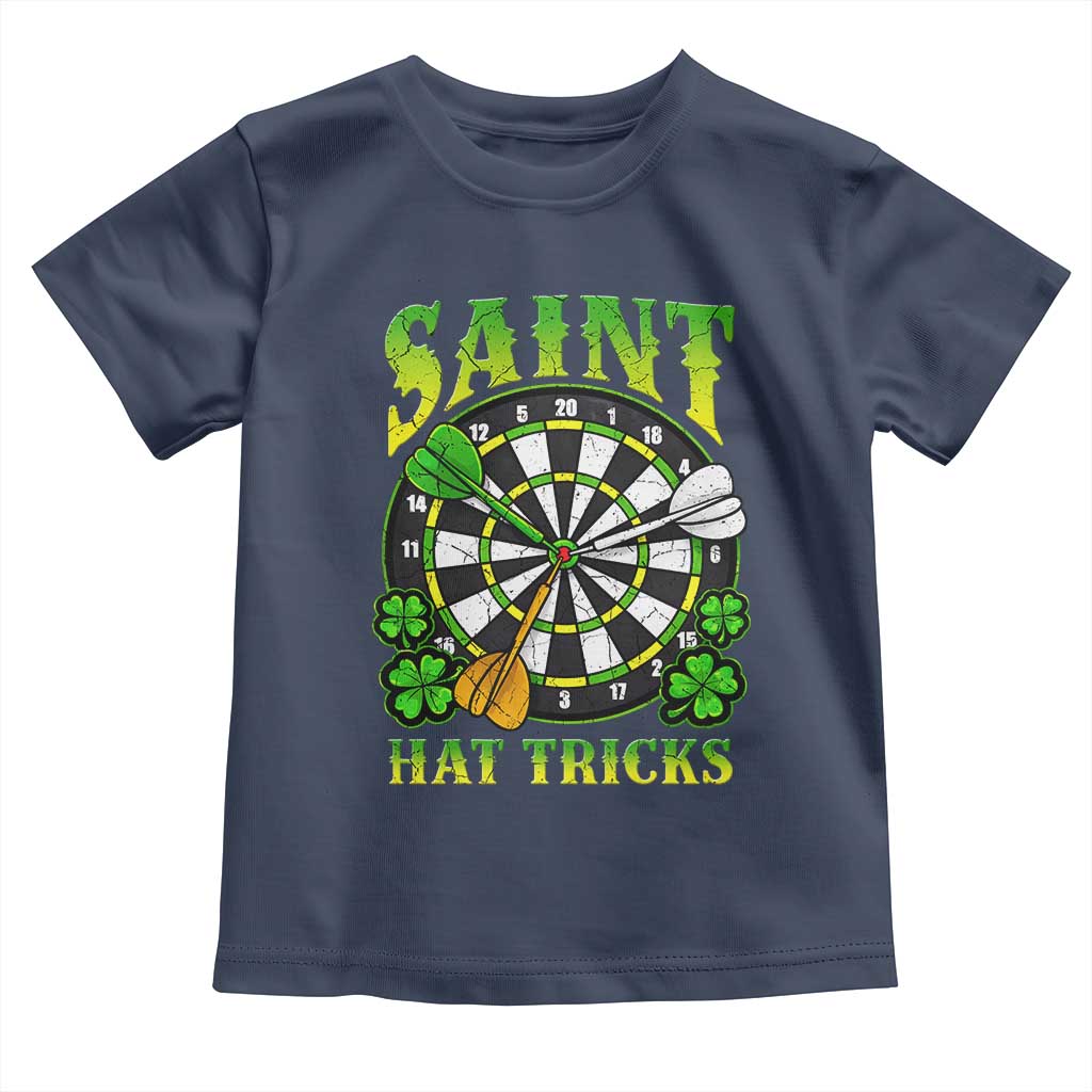 Funny Darts St Patricks Day Gift Toddler T Shirt Saint Hat Tricks