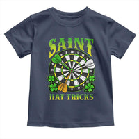 Funny Darts St Patricks Day Gift Toddler T Shirt Saint Hat Tricks