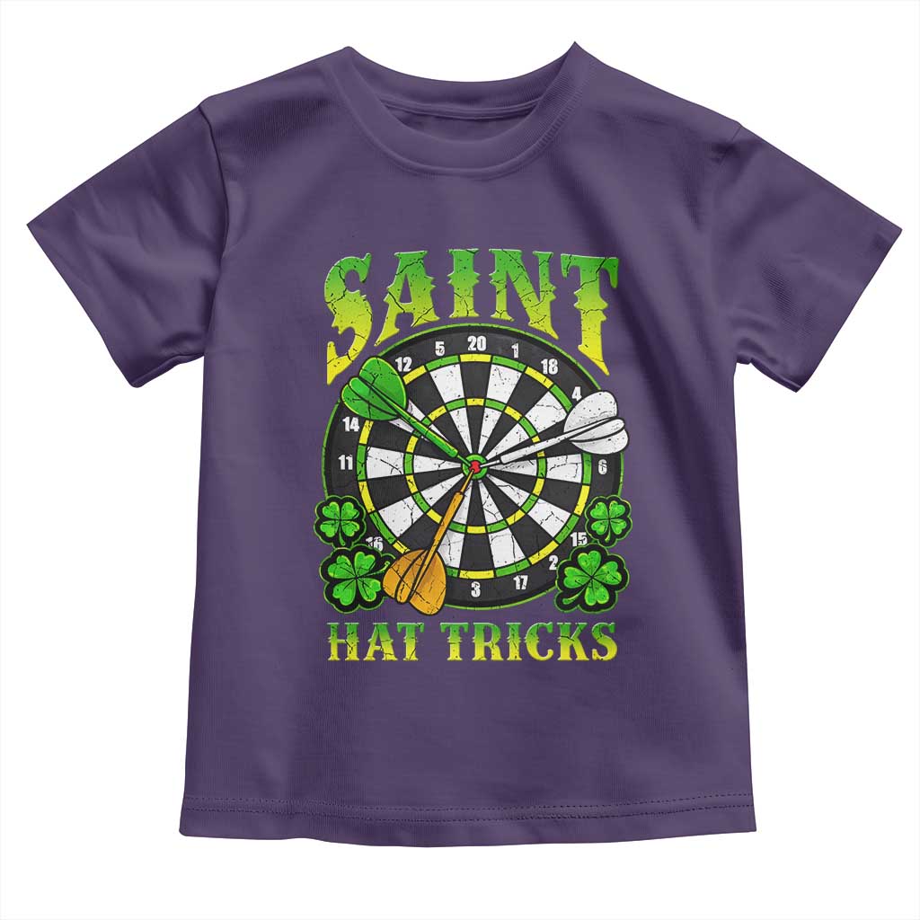 Funny Darts St Patricks Day Gift Toddler T Shirt Saint Hat Tricks