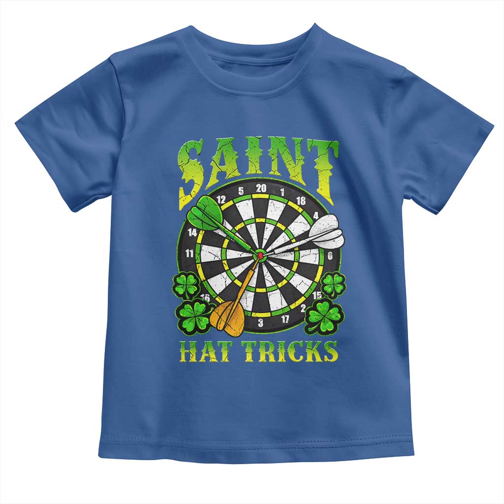 Funny Darts St Patricks Day Gift Toddler T Shirt Saint Hat Tricks