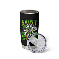 Funny Darts St Patricks Day Gift Tumbler Cup Saint Hat Tricks
