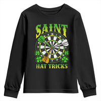 Funny Darts St Patricks Day Gift Youth Sweatshirt Saint Hat Tricks