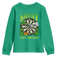 Funny Darts St Patricks Day Gift Youth Sweatshirt Saint Hat Tricks