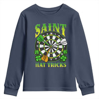 Funny Darts St Patricks Day Gift Youth Sweatshirt Saint Hat Tricks