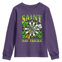 Funny Darts St Patricks Day Gift Youth Sweatshirt Saint Hat Tricks