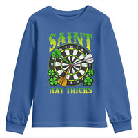 Funny Darts St Patricks Day Gift Youth Sweatshirt Saint Hat Tricks
