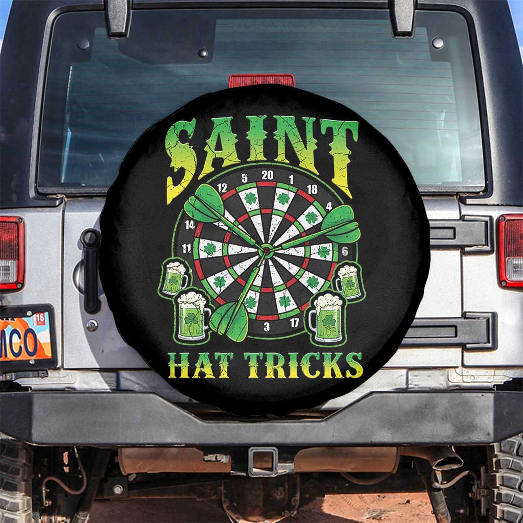 Saint Hat Tricks St Patricks Day Spare Tire Cover Darts Player Gift