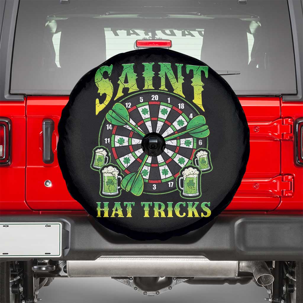 Saint Hat Tricks St Patricks Day Spare Tire Cover Darts Player Gift