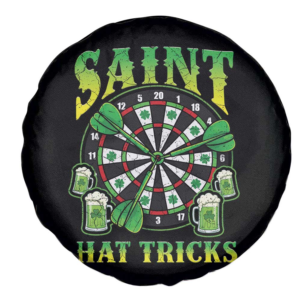 Saint Hat Tricks St Patricks Day Spare Tire Cover Darts Player Gift
